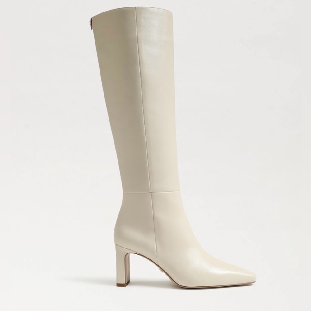 Sam Edelman SYLVIA Knee High Boot in cream Size 6.5 New with Tag - Picture 2 of 11